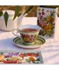Tea Cup + Saucer | Botanical Blooms